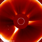 Latest LASCO C2 image of the Sun